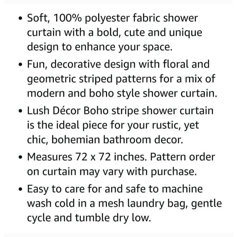 NEW Lush Bohemian 72